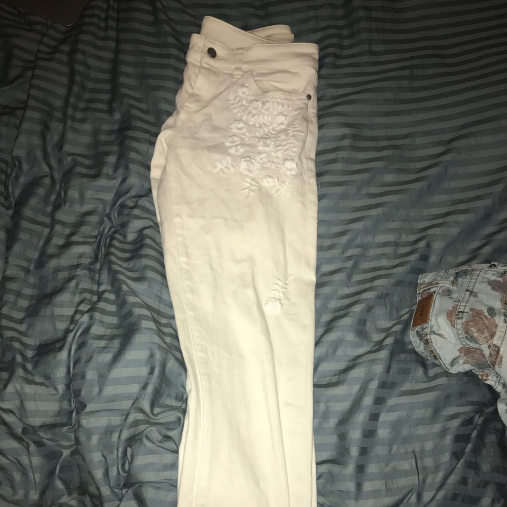 Anthropologie Pilcro White Jeans| WORN TWICE